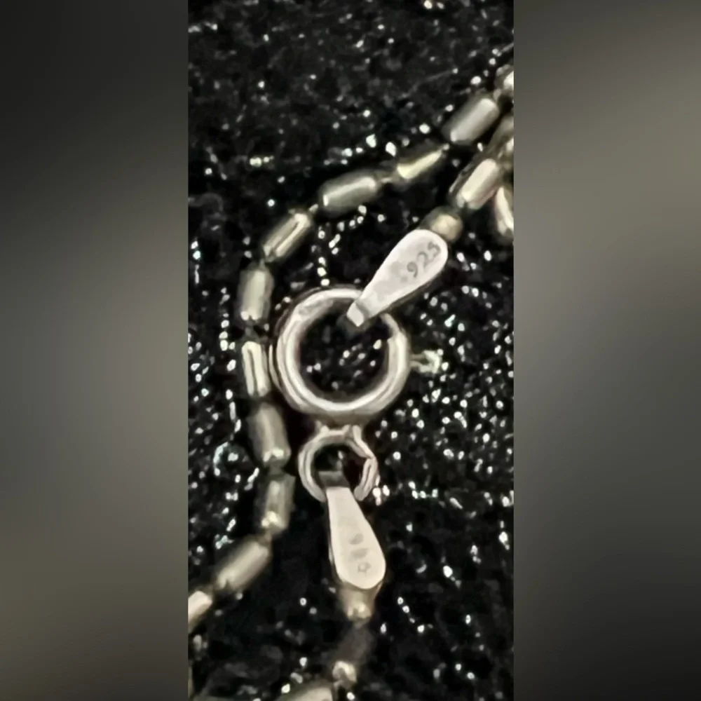 Sterling Silver Heart Pendant Necklace - Picture 4 of 8